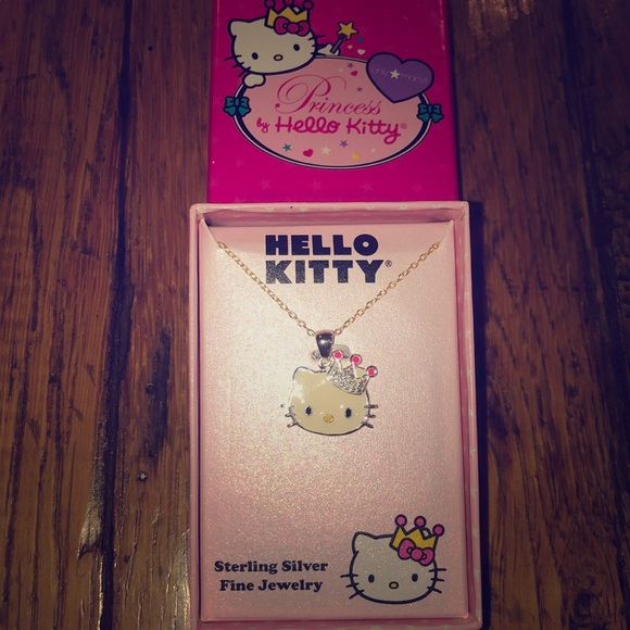 Hello Kitty Princess Sterling Silver Necklace - Picture 1 of 3